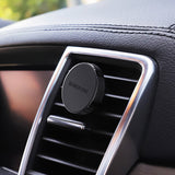 Suport auto Borofone Air (BH8), pentru Grila ventilatie, Magnetic, Aliaj aluminiu + Silicon, negru