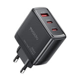 Incarcator retea Yesido Incarcator retea (YC144), 2x Type-C, 1x USB-A, 65W, GaN Technology, Incarcare rapida, negru
