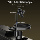 Suport auto Yesido Suport auto 4in1 (C274), Pahar Depozitare, Telefon Suport si Sundries Depozitare, 720A° Reglabil Angle, 4.7-7.2, negru