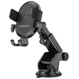 Suport auto Borofone Amazing Bay (BH39), cu Ventuza, pentru Bord/Parbriz, 4.5-6.5 Telefon, negru