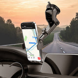 Suport auto Borofone Amazing Bay (BH39), cu Ventuza, pentru Bord/Parbriz, 4.5-6.5 Telefon, negru