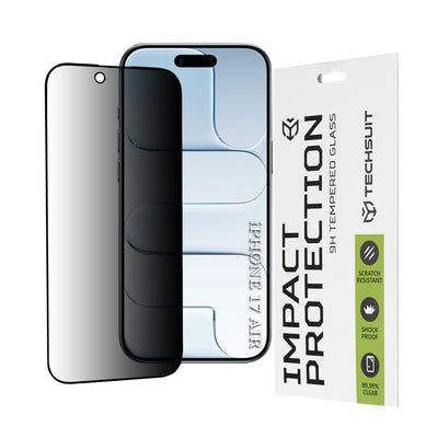 Folie de protectie pentru iPhone 17 Air, Techsuit 111D Privacy Full Glue