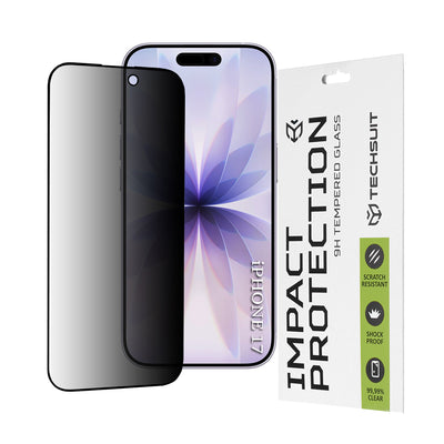 Folie de protectie pentru iPhone 17, Techsuit 111D Privacy Full Glue