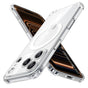 Husa pentru iPhone 17 Pro Max, Techsuit Shockproof Clear Silicone MagSafe, transparenta