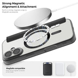 Husa pentru iPhone 17, Techsuit SmartMag Book Case, albastru