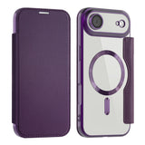 Husa pentru iPhone 17 Air, Techsuit SmartMag Book Case, albastru