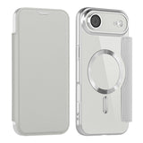 Husa pentru iPhone 17 Air, Techsuit SmartMag Book Case, albastru
