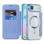 Husa pentru iPhone 17 Air, Techsuit SmartMag Book Case, bleu