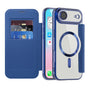 Husa pentru iPhone 17 Air, Techsuit SmartMag Book Case, albastru