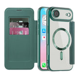 Husa pentru iPhone 17 Air, Techsuit SmartMag Book Case, albastru