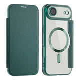 Husa pentru iPhone 17 Air, Techsuit SmartMag Book Case, albastru