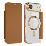 Husa pentru iPhone 17 Air, Techsuit SmartMag Book Case, albastru
