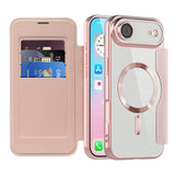 Husa pentru iPhone 17 Air, Techsuit SmartMag Book Case, albastru