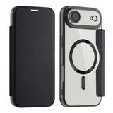 Husa pentru iPhone 17 Air, Techsuit SmartMag Book Case, albastru