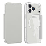 Husa pentru iPhone 17 Pro Max, Techsuit SmartMag Book Case, albastru
