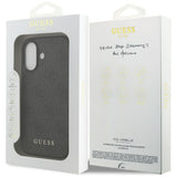Husa pentru iPhone 17, Guess Hardcase 4G Classic (GUHCP17SG4GFGR), negru