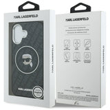 Husa pentru iPhone 17, Karl Lagerfeld IML MagSafe (KLHMP17SHMKBKHOK), negru
