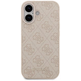 Husa pentru iPhone 17, Guess Hardcase 4G Classic (GUHCP17SG4GFPI), roz