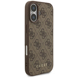Husa pentru iPhone 17, Guess Hardcase 4G Classic (GUHCP17SG4GFBR), maro