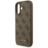 Husa pentru iPhone 17, Guess Hardcase 4G Classic (GUHCP17SG4GFBR), maro