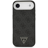 Husa pentru iPhone 17 Air, Guess Hardcase 4G Triangle Logo MagSafe (GUHMP17MP4TSRCMK), negru