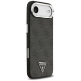 Husa pentru iPhone 17 Air, Guess Hardcase 4G Triangle Logo MagSafe (GUHMP17MP4TSRCMK), negru