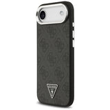 Husa pentru iPhone 17 Air, Guess Hardcase 4G Triangle Logo MagSafe (GUHMP17MP4TSRCMK), negru
