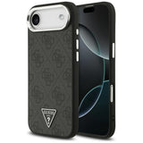 Husa pentru iPhone 17 Air, Guess Hardcase 4G Triangle Logo MagSafe (GUHMP17MP4TSRCMK), negru