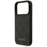Husa pentru iPhone 17 Pro, Guess Hardcase 4G Classic (GUHCP17LG4GFGR), negru