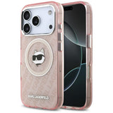 Husa pentru iPhone 17 Pro Max, Karl Lagerfeld IML MagSafe (KLHMP17XHMKBCHOP), albastru