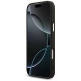 Husa pentru iPhone 17 Pro Max, Guess Hardcase 4G Triangle Logo MagSafe (GUHMP17XP4TSRCMK), negru