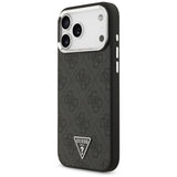 Husa pentru iPhone 17 Pro Max, Guess Hardcase 4G Triangle Logo MagSafe (GUHMP17XP4TSRCMK), negru