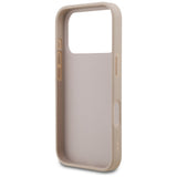 Husa pentru iPhone 17 Pro, Guess Hardcase 4G Classic (GUHCP17LG4GFPI), roz