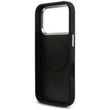 Husa pentru iPhone 17 Pro, Guess Hardcase 4G Triangle Logo MagSafe (GUHMP17LP4TSRCMK), negru