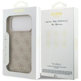 Husa pentru iPhone 17 Pro Max, Guess Hardcase 4G Classic (GUHCP17XG4GFPI), roz