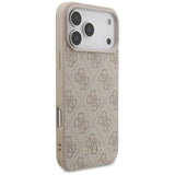 Husa pentru iPhone 17 Pro Max, Guess Hardcase 4G Classic (GUHCP17XG4GFPI), roz
