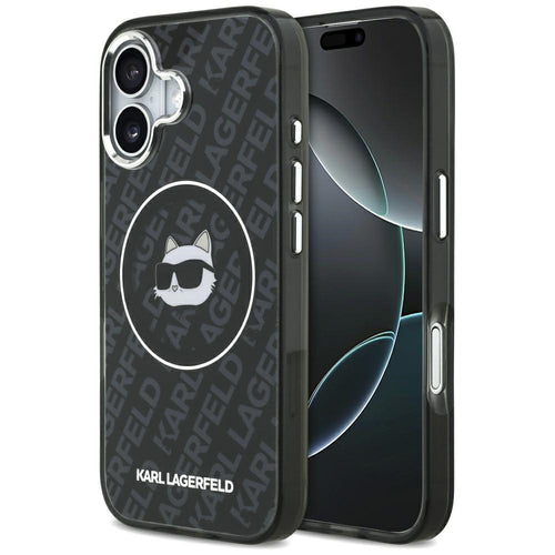 Husa pentru iPhone 17, Karl Lagerfeld IML MagSafe (KLHMP17SHMKBCHOK), negru