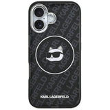 Husa pentru iPhone 17, Karl Lagerfeld IML MagSafe (KLHMP17SHMKBCHOK), negru