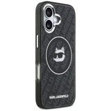 Husa pentru iPhone 17, Karl Lagerfeld IML MagSafe (KLHMP17SHMKBCHOK), negru