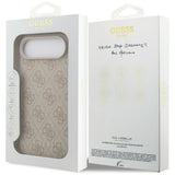 Husa pentru iPhone 17 Air, Guess Hardcase 4G Classic (GUHCP17MG4GFPI), roz