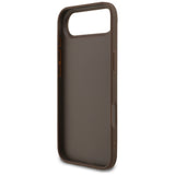 Husa pentru iPhone 17 Air, Guess Hardcase 4G Classic (GUHCP17MG4GFBR), maro