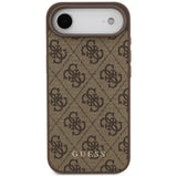 Husa pentru iPhone 17 Air, Guess Hardcase 4G Classic (GUHCP17MG4GFBR), maro