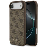 Husa pentru iPhone 17 Air, Guess Hardcase 4G Classic (GUHCP17MG4GFBR), maro