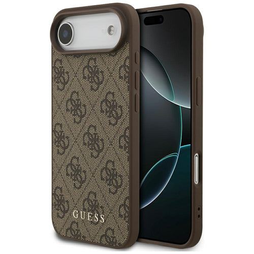 Husa pentru iPhone 17 Air, Guess Hardcase 4G Classic (GUHCP17MG4GFBR), maro