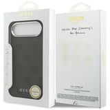 Husa pentru iPhone 17 Air, Guess Hardcase 4G Classic Logo MagSafe (GUHMP17MP4GSSMCK), negru