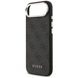 Husa pentru iPhone 17 Air, Guess Hardcase 4G Classic Logo MagSafe (GUHMP17MP4GSSMCK), negru