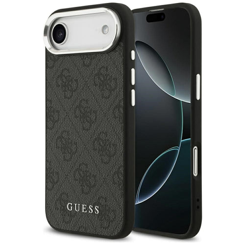 Husa pentru iPhone 17 Air, Guess Hardcase 4G Classic Logo MagSafe (GUHMP17MP4GSSMCK), negru