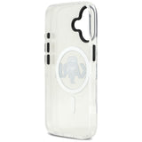 Husa pentru iPhone 17, Karl Lagerfeld IML MagSafe Sketch Logo (KLHMP17SHGKIGKBT), transparenta