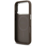 Husa pentru iPhone 17 Pro Max, Guess Hardcase 4G Classic Logo MagSafe (GUHMP17XP4GSSMCW), maro