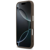 Husa pentru iPhone 17 Pro Max, Guess Hardcase 4G Classic Logo MagSafe (GUHMP17XP4GSSMCW), maro